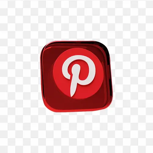pinterest icon 3d png free download